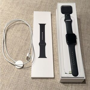Apple Smartwatch with Black Band series 4